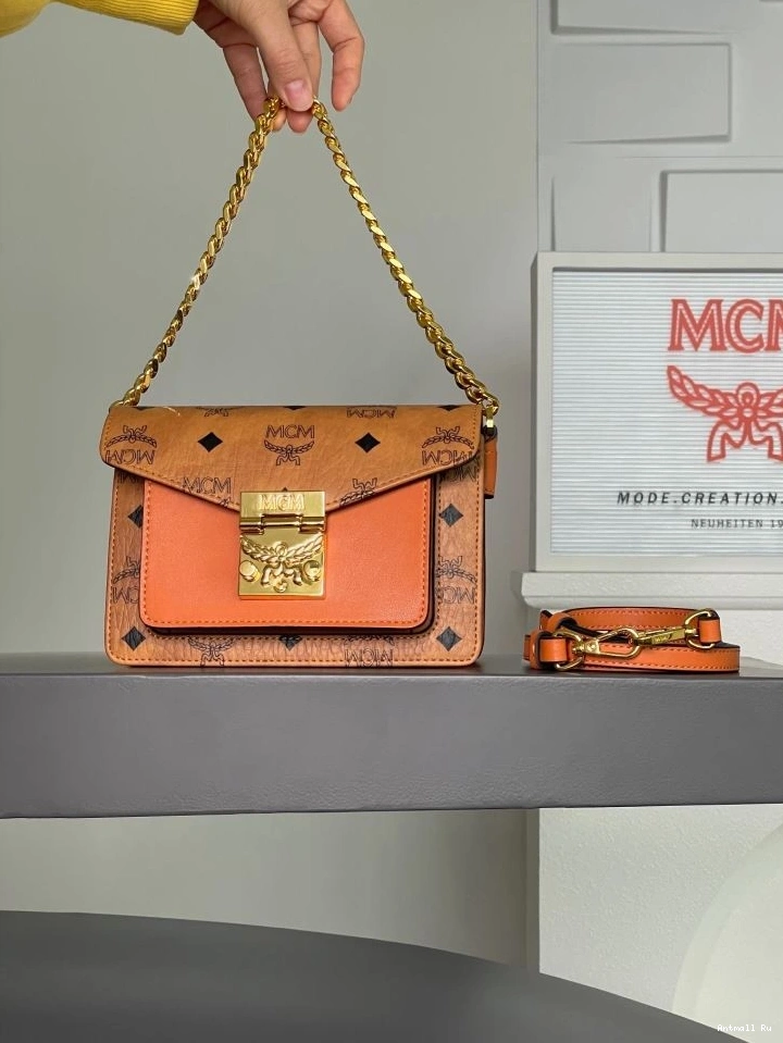 Bags 63749 SmoothTexture MCM Satchel 0705